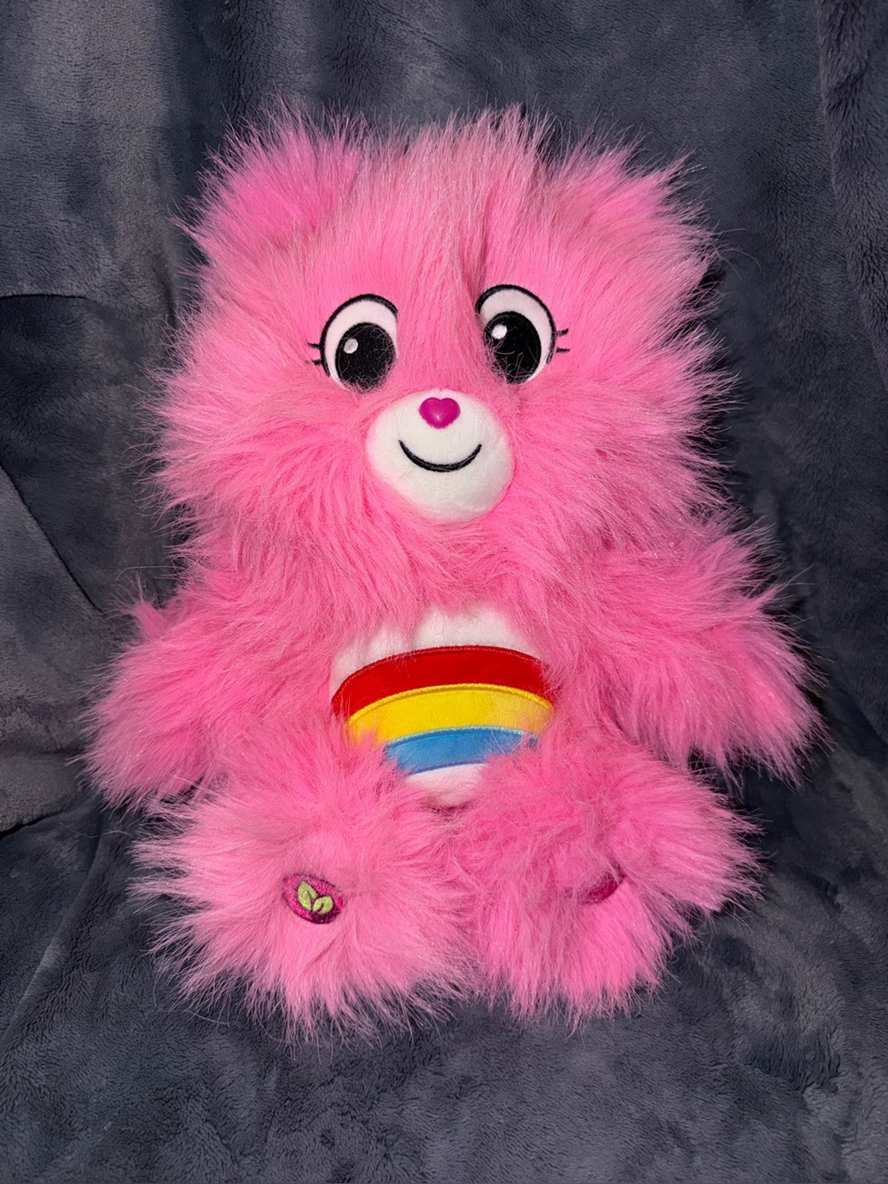 Care Bears Super Fuzzy 2025 Edition Cheer Bear Pink 14” Target Rainbow